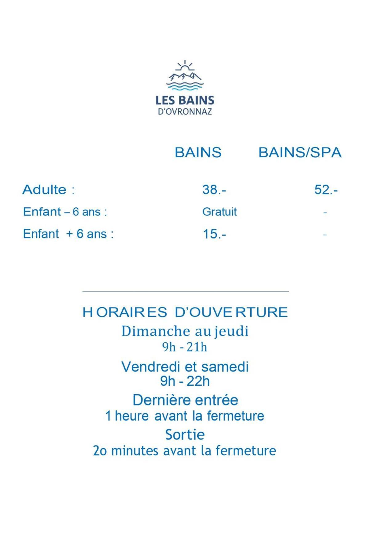 Hôtel des Bains d'Ovronnaz Extérieur photo